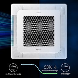 Ar-condicionado Split Inverter Cassete 47000 Btus Samsung Windfree Quente e Frio Ac048dn4dkg/ - 7