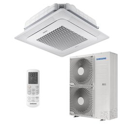 Ar-condicionado Split Inverter Cassete 47000 Btus Samsung Windfree Quente e Frio Ac048dn4dkg/ - 1