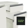 Armário de Cozinha Completa de Canto 100% MDF 448cm Branco Smart Madesa 01 - 9