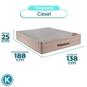 Ver imagem 3 de Kit Cabeceira + Cama Box Bau + Colchão Casal Molas Ensacadas Airtech Ortobom