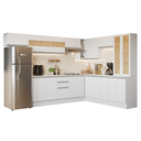 Ver imagem 3 de Armário de Cozinha Completa de Canto 507 cm Branco Smart 100% Madesa 01