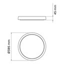 Ver imagem 3 de Kit 4 Pratos Médios para Vaso de Planta Granito Areia Tramontina Jardim Flor