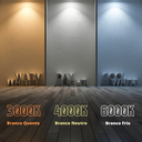 Ver mais imagens de Lustre Pendente Φ40×φ60×φ80cm 226w 3000k 22600lm Bivolt Metal Escovado Marrom+acrilico Cabo: 4mt