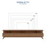 Rack para Tv até 75 Polegadas 217cm 100% MDF Yucca CabeCasa MadeiraOriginals - 4