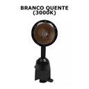 Ver imagem 2 de Trilho Eletrificado 1 Metro 3 Spots Led 7w 3000k Bivolt Preto