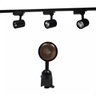 Trilho Eletrificado 1 Metro 3 Spots Led 7w 3000k Bivolt Preto - 1