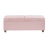 Recamier Bau Paris 1,40m Suede Rosa Bebe - Clique Decor Clique decorações - 2