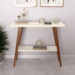 Aparador Davi/monaco Tampo Mdf 25mm Maciço Off White/amadeirado - 1