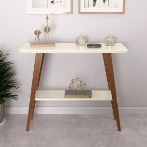 Aparador Davi/monaco Tampo Mdf 25mm Maciço Off White/amadeirado