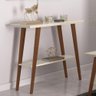 Aparador Davi/monaco Tampo Mdf 25mm Maciço Off White/amadeirado - 2