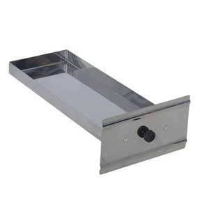 Gaveta Cinzeiro Aço Inox Lobo Churrasqueiras Cor Cinza