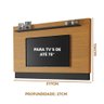 Painel de Tv 75 Polegadas Preto - 4