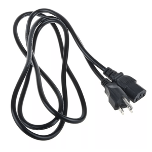 Cabo Ac Energia Reforçado Bivolt 15a 00r215 3x2mm 15a 3m Preto