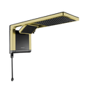 Ver imagem 1 de Chuveiro Ducha Acqua Duo Ultra Preto Matte Gold 7800w 220v Lorenzetti