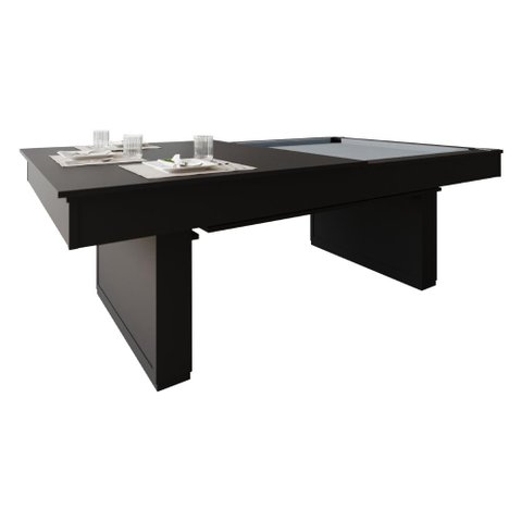 Mesa de Sinuca/bilhar com Tampo de Jantar - 2,00x1,10 - Grafite