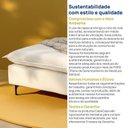 Ver imagem 5 de Capas Puff Sôma CabeCasa MadeiraOriginals Bege/Marrom