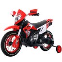 Ver imagem 1 de Moto Eletrica Infantil Cross com Rodas de Apoio Vermelhao - Shiny Toys