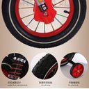 Ver imagem 6 de Moto Eletrica Infantil Cross com Rodas de Apoio Vermelhao - Shiny Toys