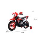 Ver imagem 4 de Moto Eletrica Infantil Cross com Rodas de Apoio Vermelhao - Shiny Toys