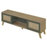 Conjunto Sala Charlotte: Rack, Mesa e Buffet - Artely - 11