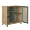 Conjunto Sala Charlotte: Rack, Mesa e Buffet - Artely - 12