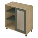 Ver mais imagens de Conjunto Sala Charlotte: Rack, Mesa e Buffet - Artely