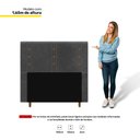 Ver imagem 4 de Cabeceira Cama Box Casal Roma 140cm Suede Cinza - Desk Design