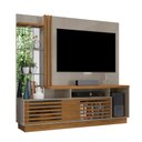Ver imagem 1 de Estante Home Theater Sala Paraíso para TV 60" LED e 2 Portas Fendi/ Naturale