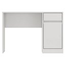 Ver imagem 5 de Conjunto 2 Peças Escrivaninha Office Morada com Cadeira Escritorio Diretor Tela Mesh Tok Branco Preto