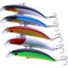 Kit 5 Isca Artificial Meia Agua Tucunaré Dourado Traira 9cm 8.5g - 2