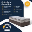 Ver imagem 4 de Cama Box com Colchão Ortobom de Molas Ensacadas Pillow In Pro Vida Solteiro 88cm