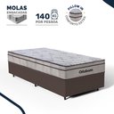 Ver imagem 2 de Cama Box com Colchão Ortobom de Molas Ensacadas Pillow In Pro Vida Solteiro 88cm