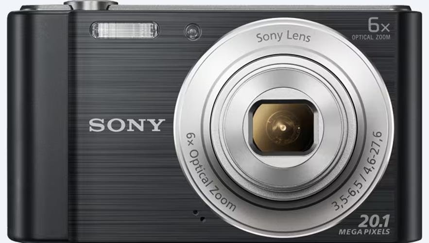 Câmera Sony Cyber-shot Dsc-w810 Preta - 2