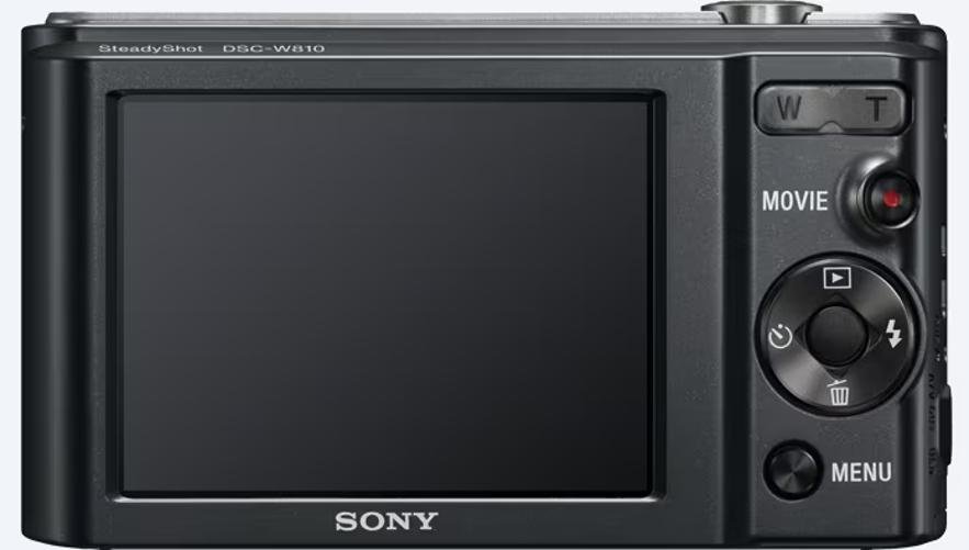 Câmera Sony Cyber-shot Dsc-w810 Preta - 4