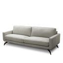 Ver imagem 5 de Sofá Decorativo Thalia 4 Lugares Sala de Estar 270cm Pés em Aço Couro Off White G88 - Gran Belo