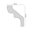 Ver imagem 2 de Rodateto Em Poliestireno Homestar - S50 Br. C/ 2m