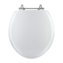Ver imagem 1 de Assento Sanitário Almofadado Ravena Branco para Vaso Deca
