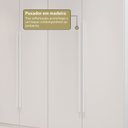 Ver mais imagens de Guarda-Roupa Modulado 4 Portas 4 Gavetas 5 Prateleiras Estante Versatille Yescasa