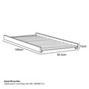 Ver imagem 4 de Cama de Solteiro Madeira Maciça com Cama Auxiliar 706x715la Mell Acetinado Marjori