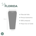 Ver imagem 3 de Vaso de Fibra de Vidro Estilo Vietnamita Florida g 95cm Azul Noturno
