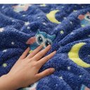Ver imagem 3 de Kit 2 Manta Cobertor Infantil Brilha no Escuro Microfibra Super Macio com Conforto Térmico Premium C