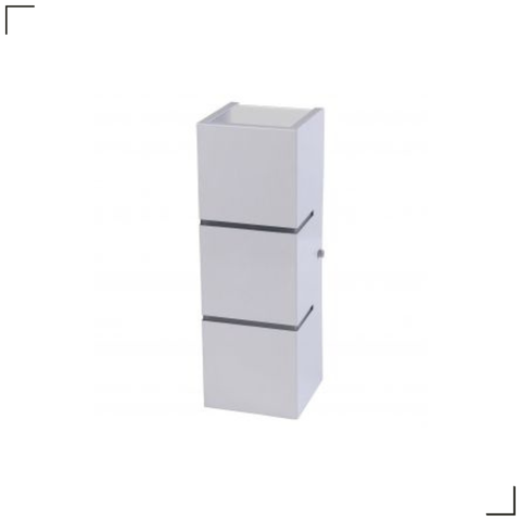 Arandela Katarina Frisada de 30 Cm Interna ou Externa:branco