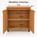 Ver imagem 5 de Balcão para Cozinha 2 Portas com Tampo em MDF Fox Espresso Móveis