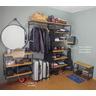 Guarda Roupa Solteiro Closet Aberto Modulado Kit 4 pç - 6