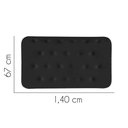 Ver imagem 2 de Painel Estofado Luxo Capitonê Brenda 140cm Casal para Cama Box Corino Preto - Gat Magazine