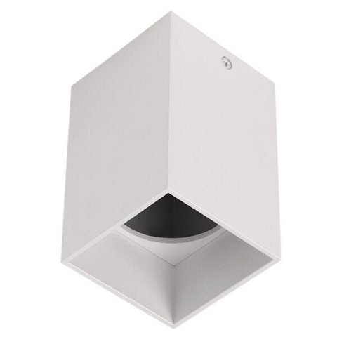 Spot Plafon Sobrepor Quadrado Metal Dicróica Branco Stella