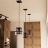 Pendente Luminária Lustre Industrial Metalon Moderno Preto - 1