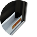 Ver imagem 4 de Veneziana Alumínio Confort 6F.100 x 100 V.Refl.Mix Preto Brimak