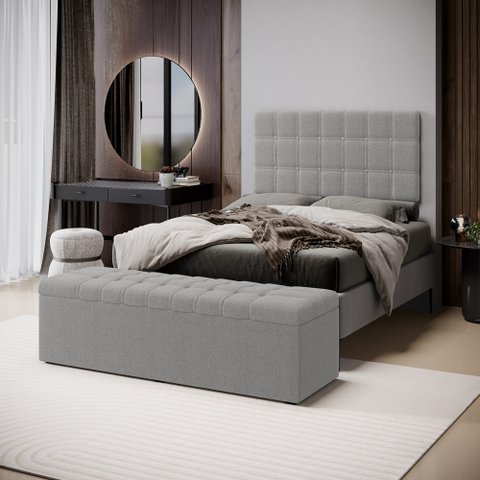 Kit Painel Rana 140 e Calçadeira Alpha Bouclê Aradecor