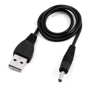Kit com 5 Cabo Usb P4 Pino 5.5 Força para Fonte Conector Tablet